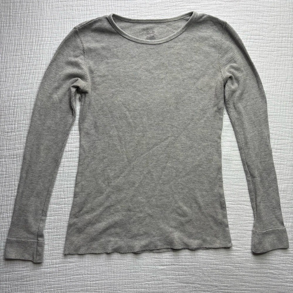 Gray Women's Long Sleeve Top